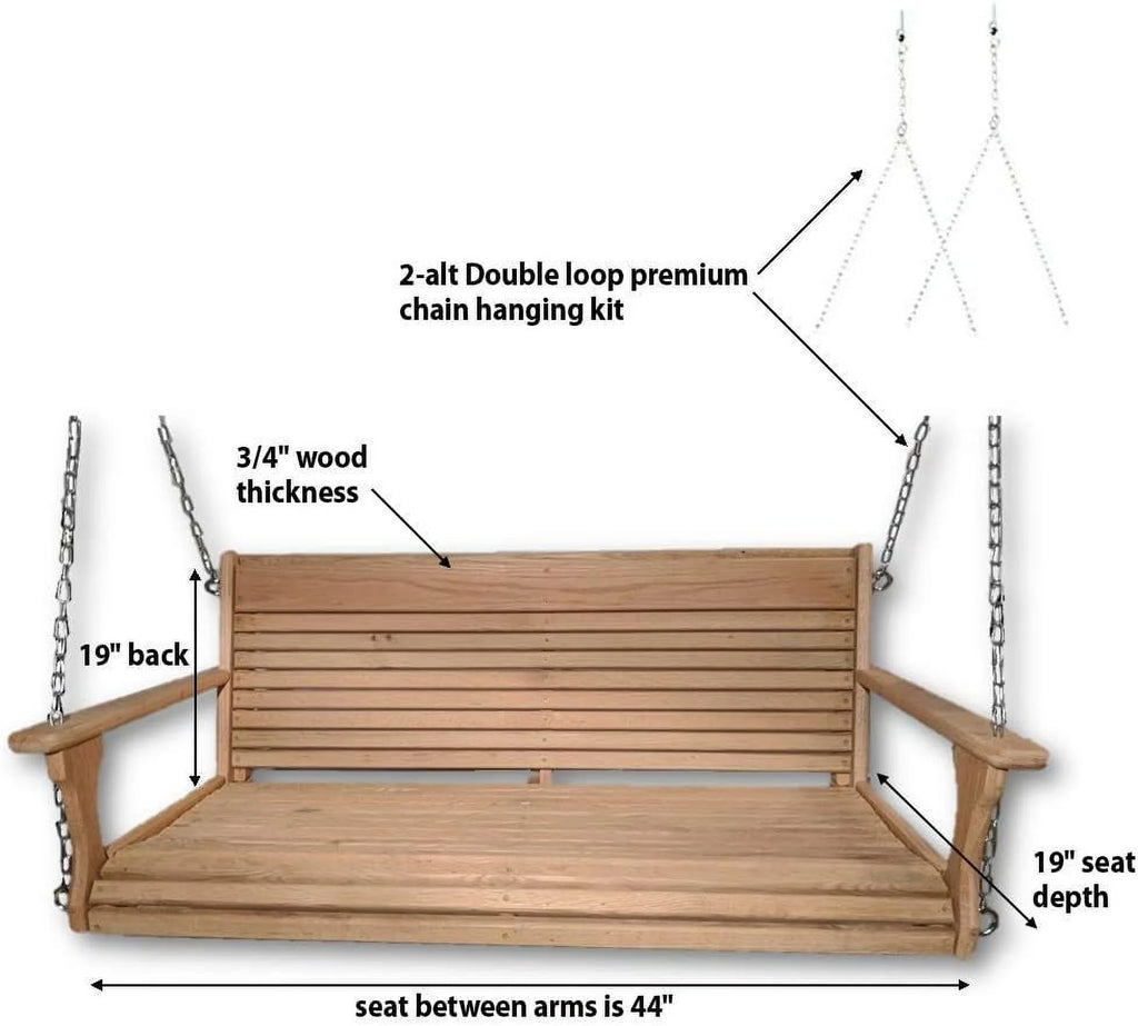 Wood Porch Swing I1323