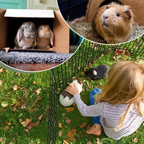 8 Panel 42-Inch Black Dog Playpen U9544