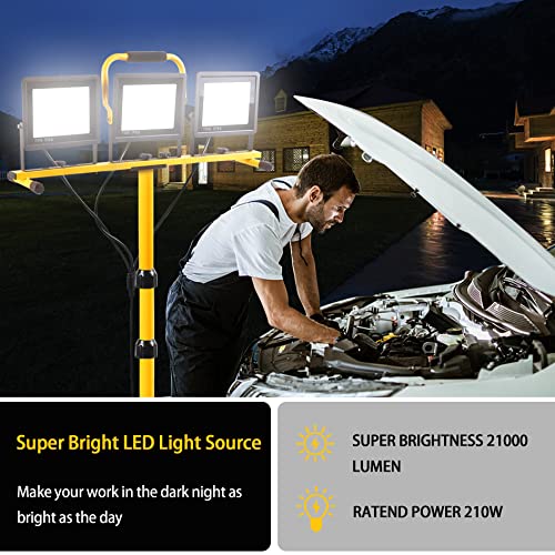 21000 Lumen LED Work Light with Adjustable Tripod Stand R683