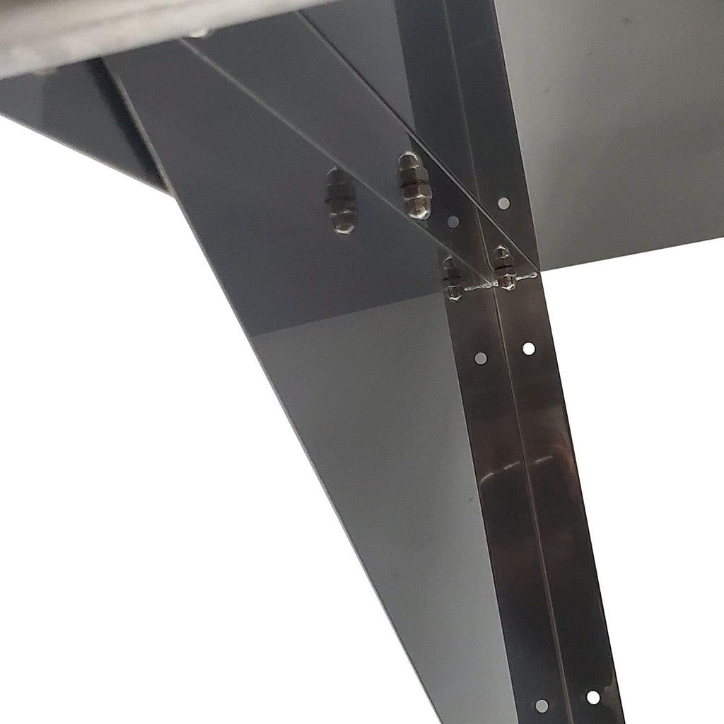 Stainless Steel Wall Mount Floating NSF Shelving V79430