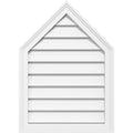 Peaked Top Surface Mount PVC Gable Vent D792707
