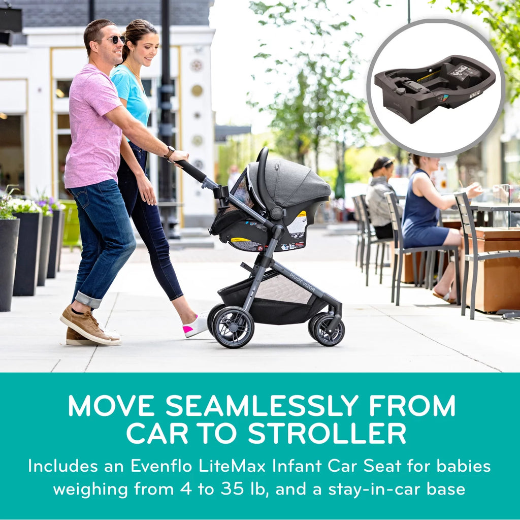 Black Unisex Travel System with Infant Car Seat P177