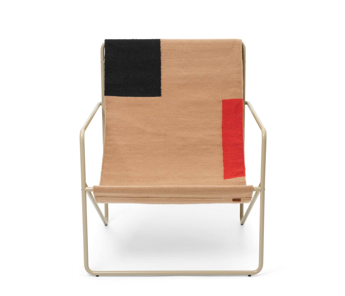 Cashmere Block Lounge Chair O671