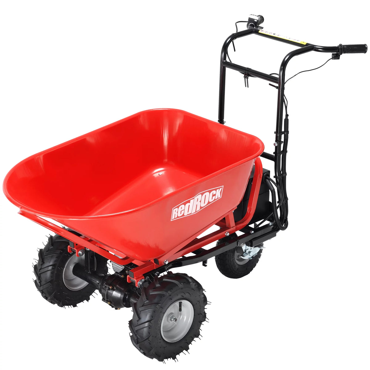 48V28Ah 500W Steel Electric Wheelbarrow Utility Cart N6208