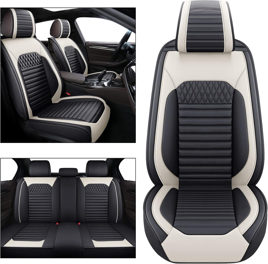 Black and Pink Full Set Seat Covers R467349