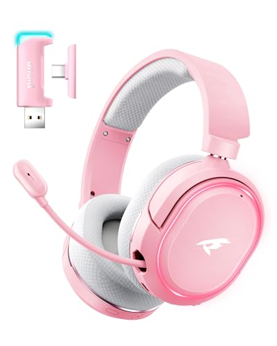 Wireless Gaming Headset with 7.1 Surround Sound, Bluetooth 5.4, Noise Canceling Mic P770