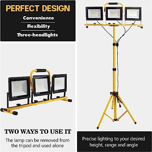 21000 Lumen LED Work Light with Adjustable Tripod Stand R683