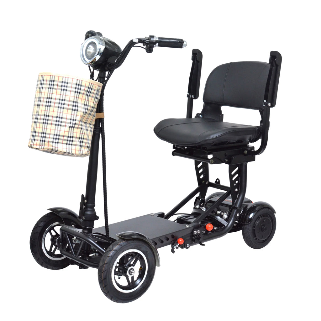 Compact Electric Scooter with Adjustable Seat and Padded Armrests E1276