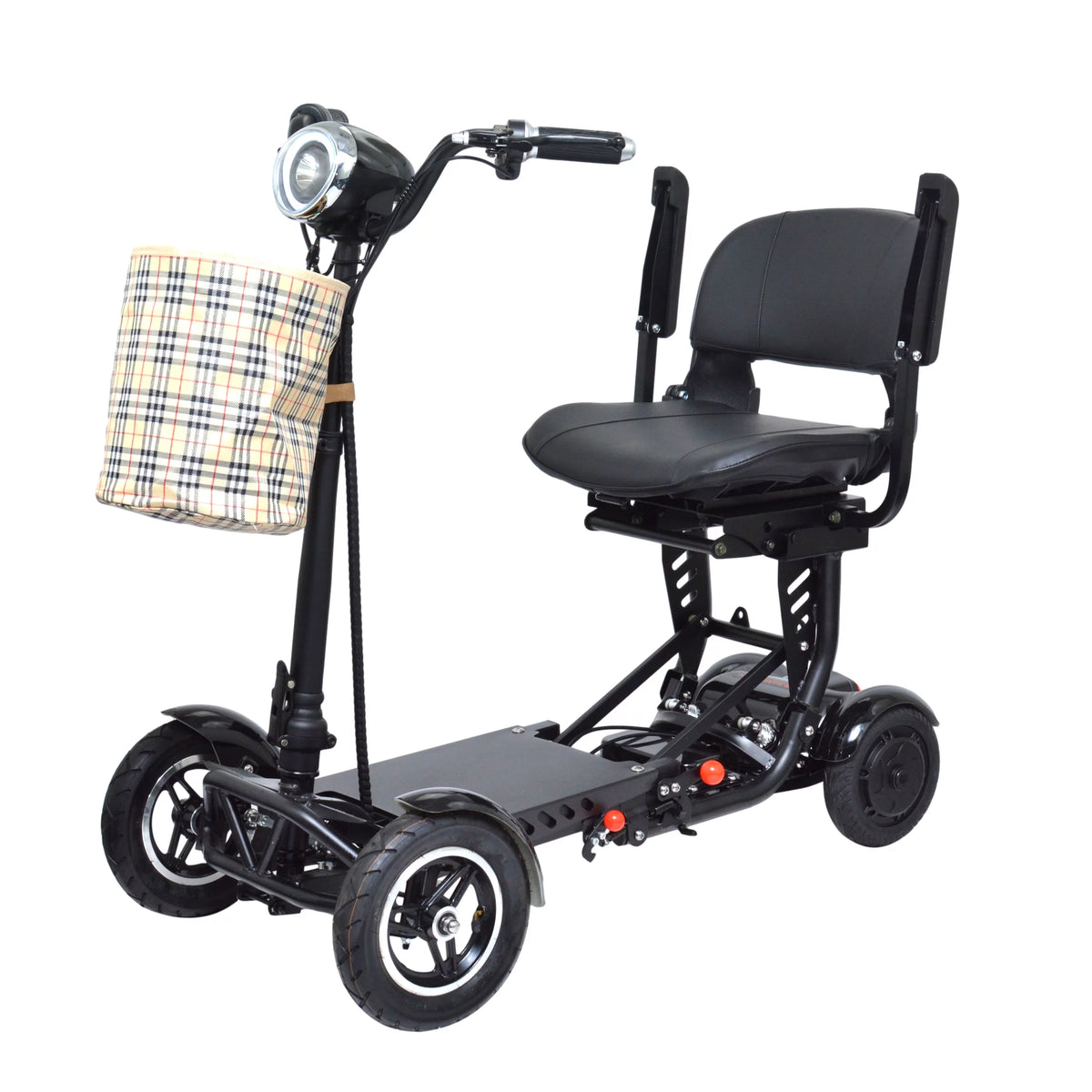 Compact Electric Scooter with Adjustable Seat and Padded Armrests E1276