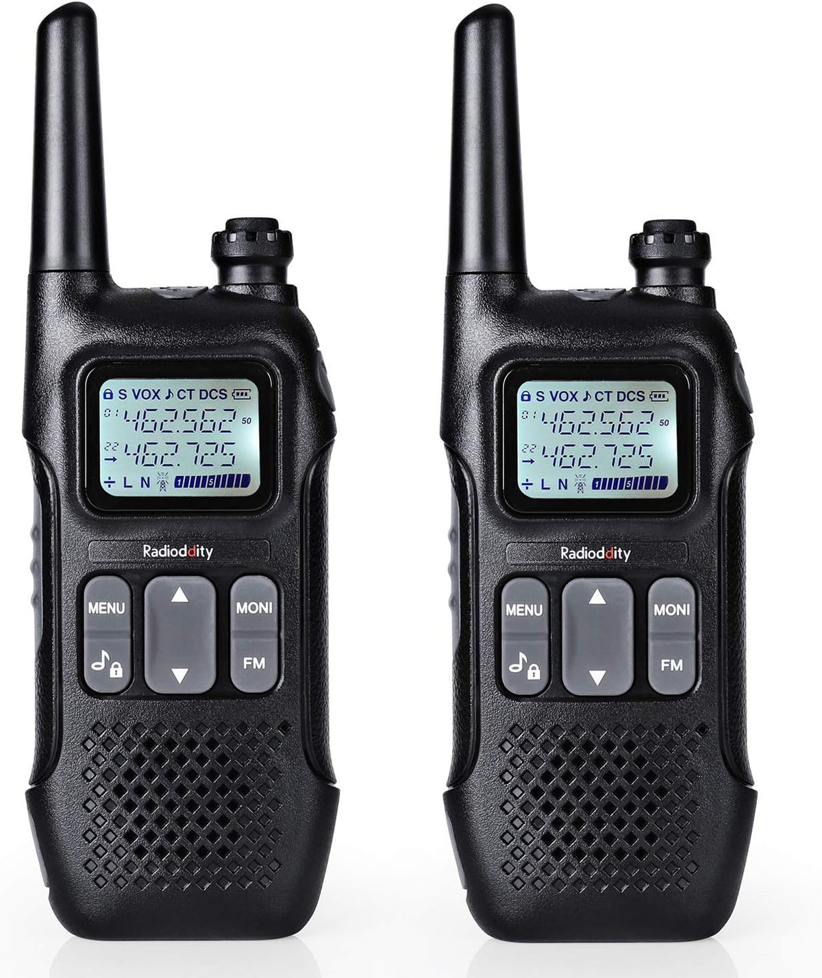 4 Pack FRS Two-Way Radio Walkie Talkies with Earpiece, USB Charging P815