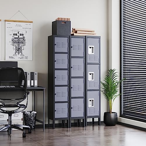Gray 5 Door Steel Storage Cabinet W220