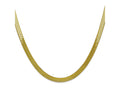 10 kt Yellow Gold Herringbone Chain 22 Inches D9067