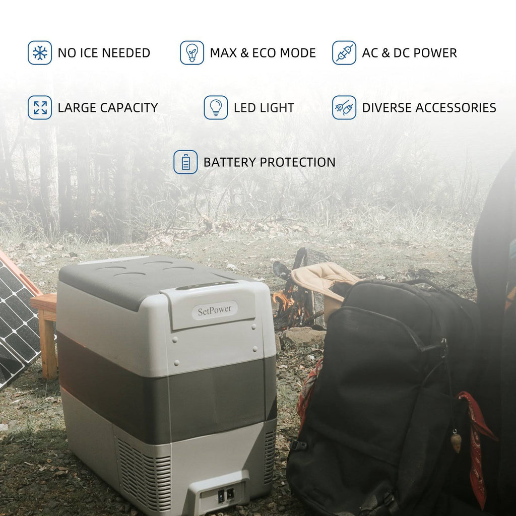 42 Quarts Portable Freezer Fridge 12V Cooler Y650