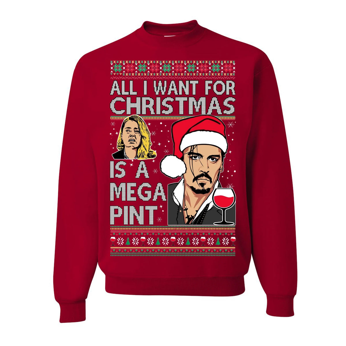Red 3XL Crew Neck I524410