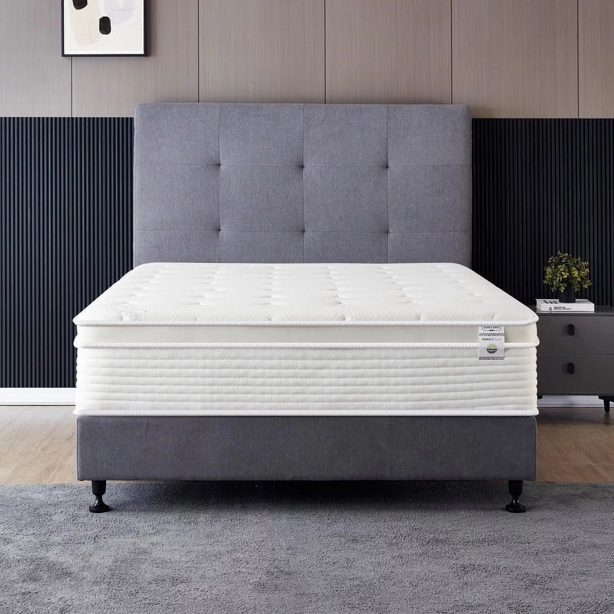12 Inch Cool Memory Foam Spring Hybrid Full Size Mattress V509290