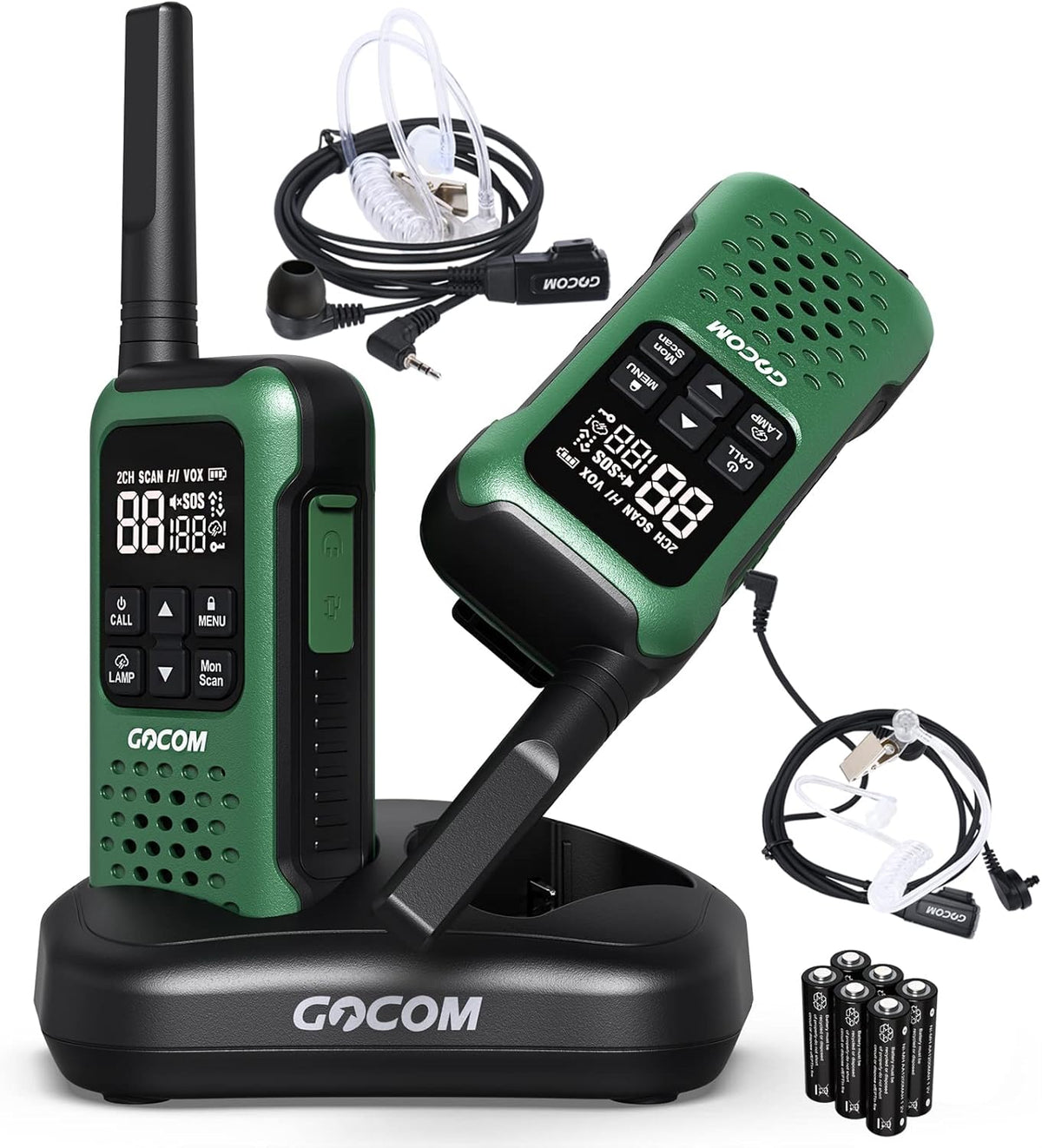 IP67 Waterproof Rechargeable Two Way Radios with Flashlight & SOS Emergency Lamp Q9272