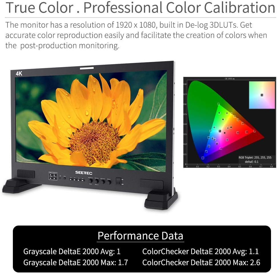 21.5 Inch 3G-SDI 4K HDMI Broadcast Studio Monitor I26300