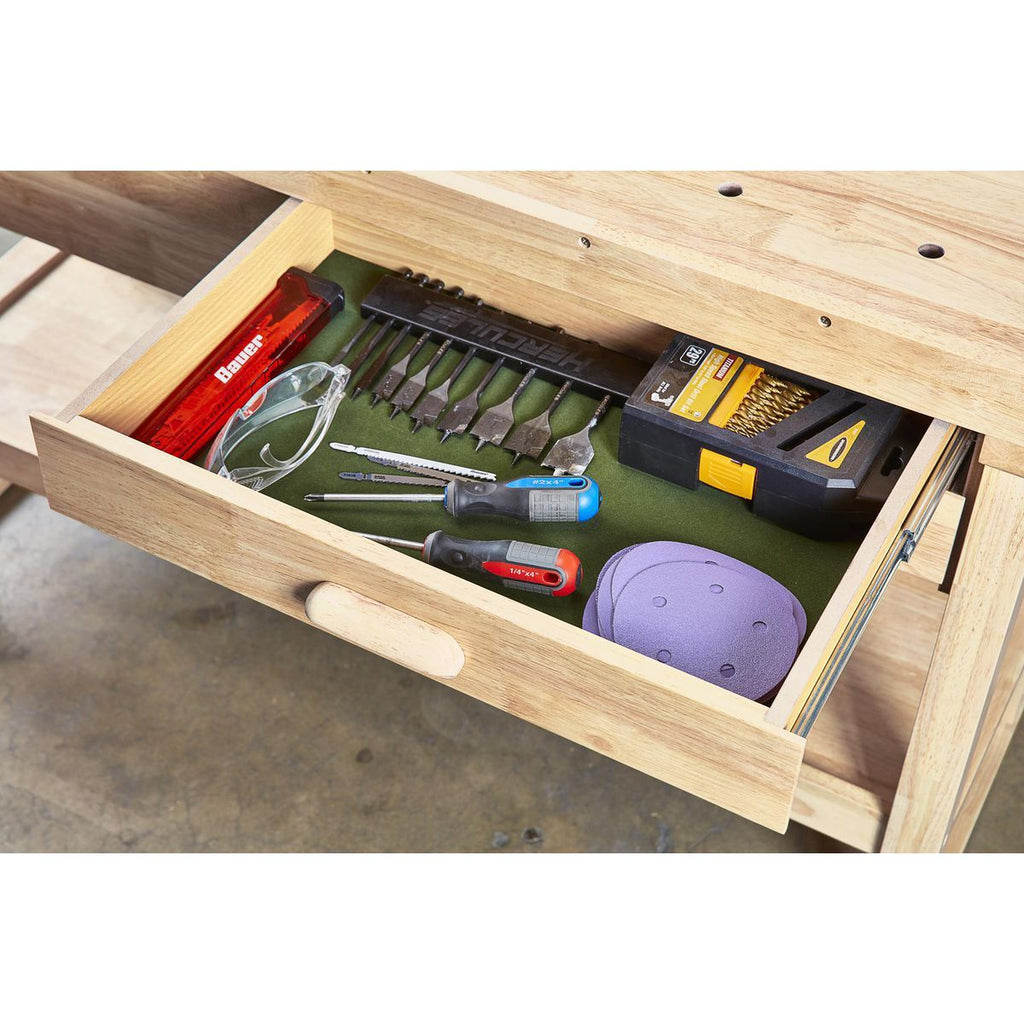60 in. 3-Drawer Hardwood Workbench V93080