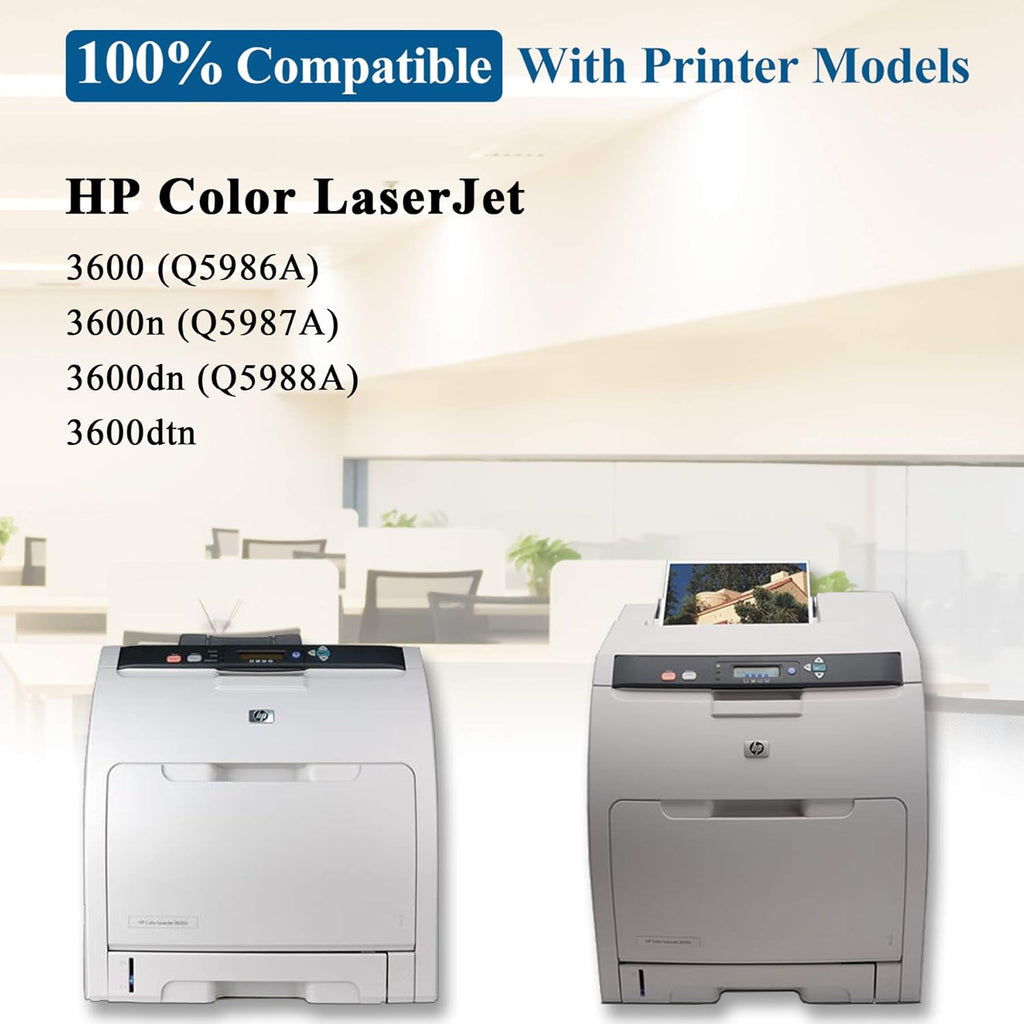 2 Pack Black Remanufactured Toner Cartridge for HP Color 3600 Printers V357