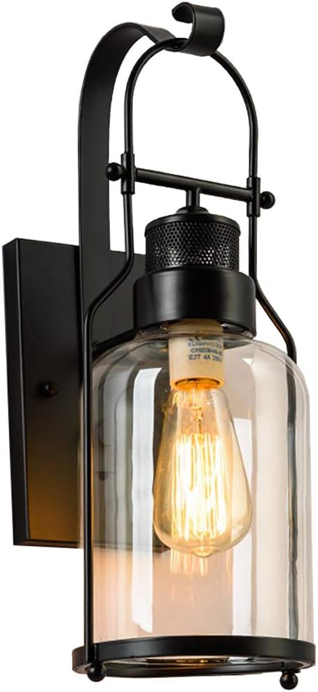 Black Metal Wall Sconces W804352