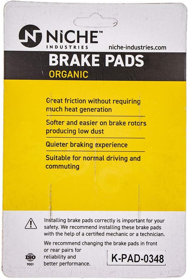Brake Pad Set Organic Pack of 2 A13119
