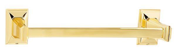 Polished Brass Towel Bar V21383
