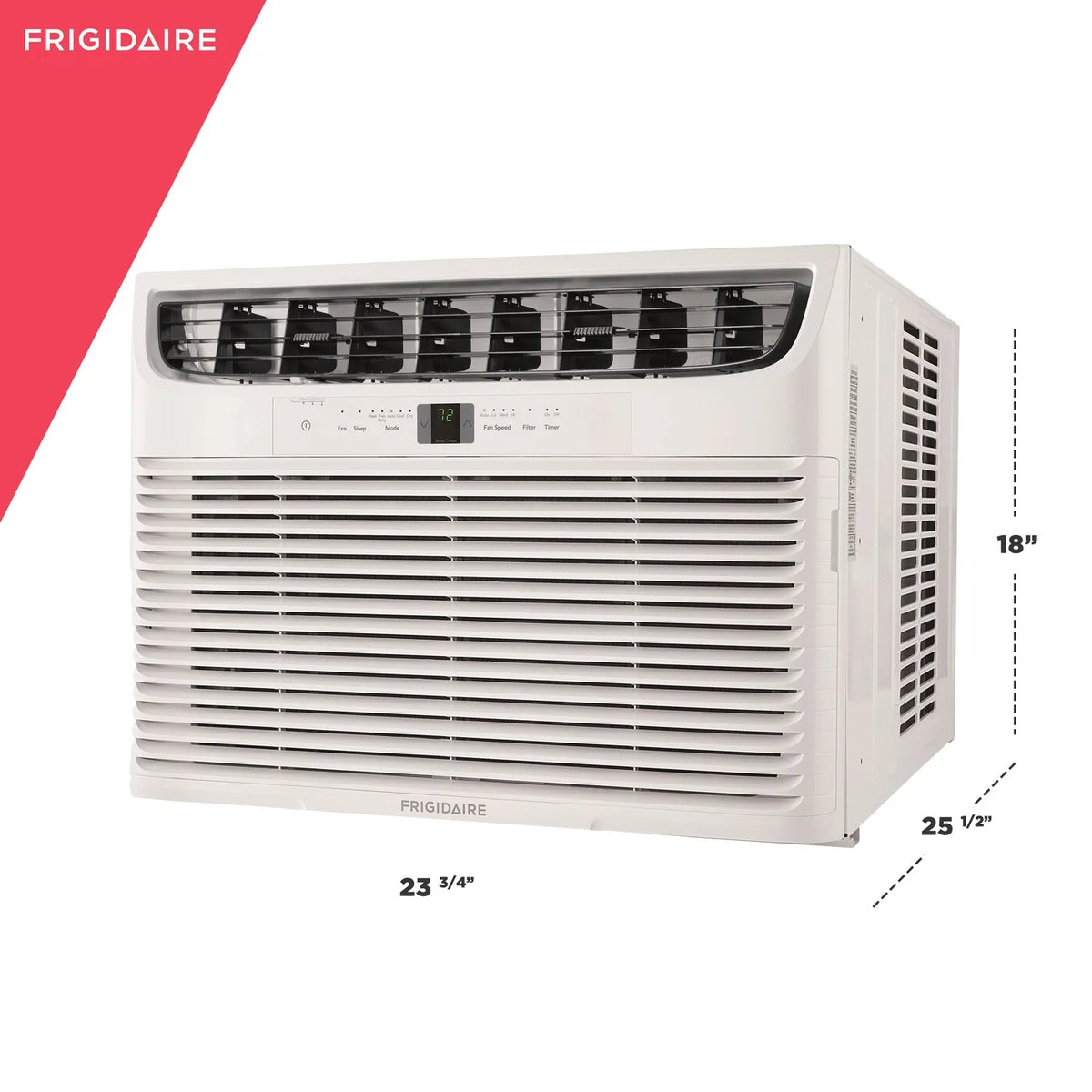 18,000 BTU Window Air Conditioner with Supplemental Heat Q3608