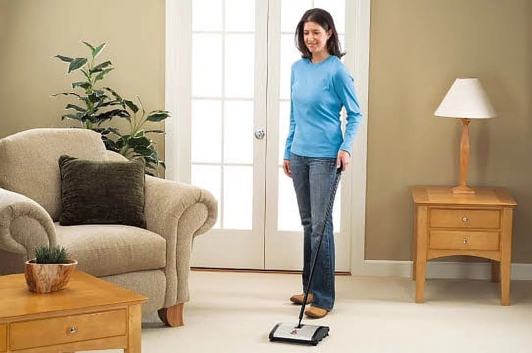 Natural Sweep Carpet & Floor Manual Sweeper W962582