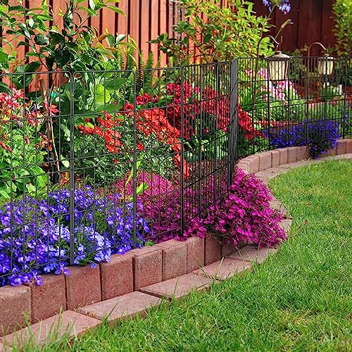 10 Pack 37.5in x 10ft Rustproof Metal Wire Garden Fence N619