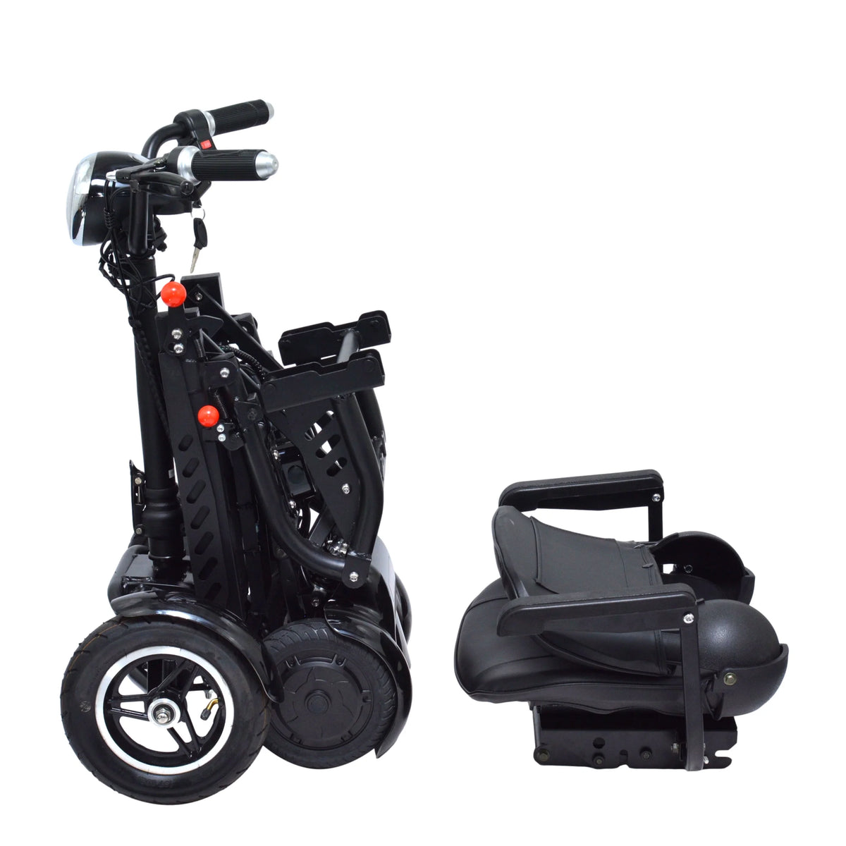 Compact Electric Scooter with Adjustable Seat and Padded Armrests E1276