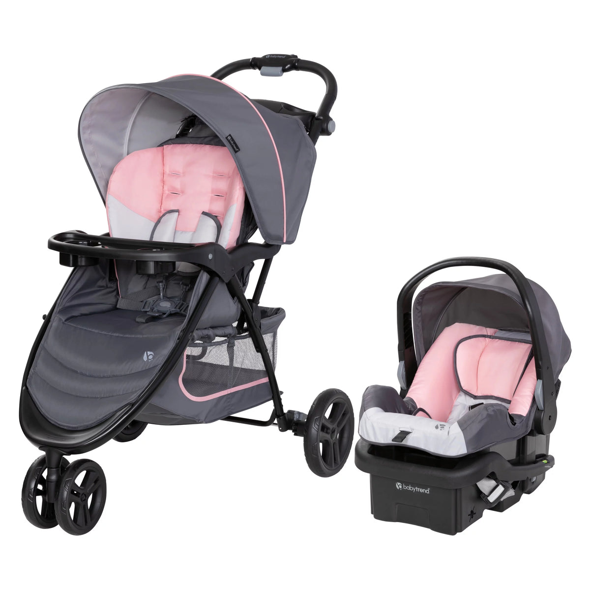 Pink Flamingo Travel System Stroller A6670