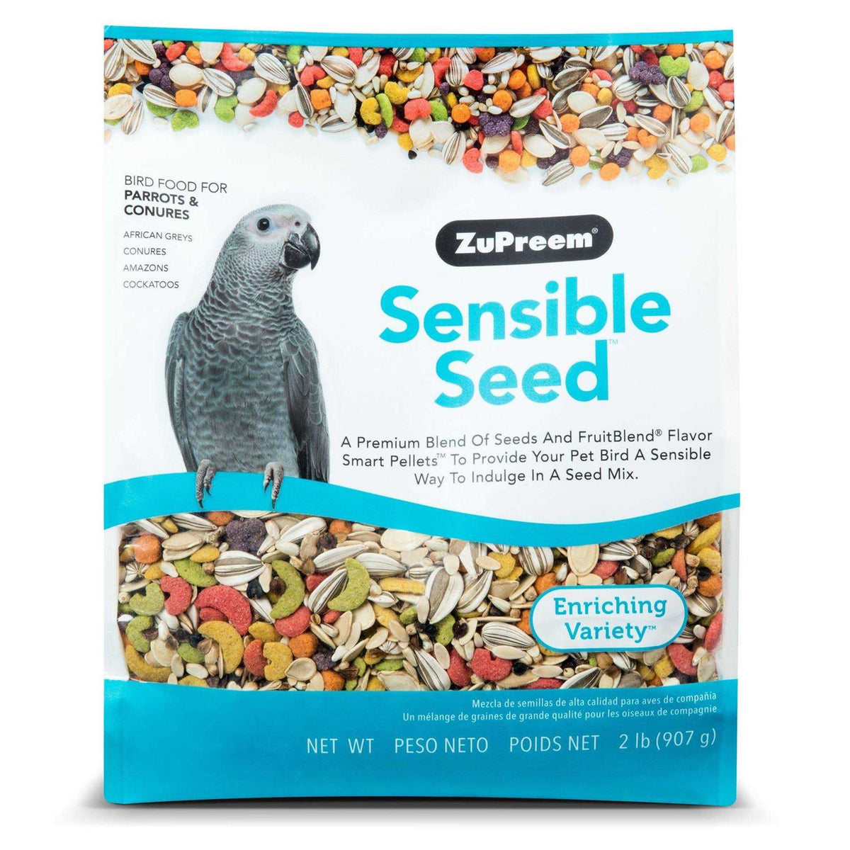 Sensible Seed Bird Food for Parrots & Conures E40251