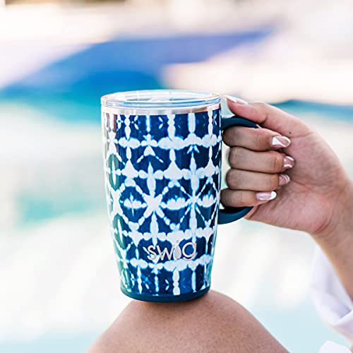 18 oz Insulated Stainless Steel Travel Mug with Handle and Lid B2576