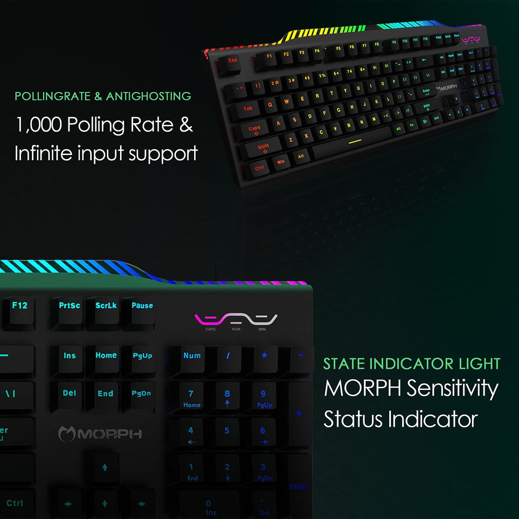 USB Wired RGB Mechanical Gaming Keyboard O1133