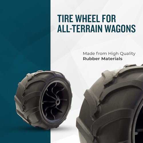 Single Replacement Solid Tire Wheel Heavy Duty Black Lime Green Q68616