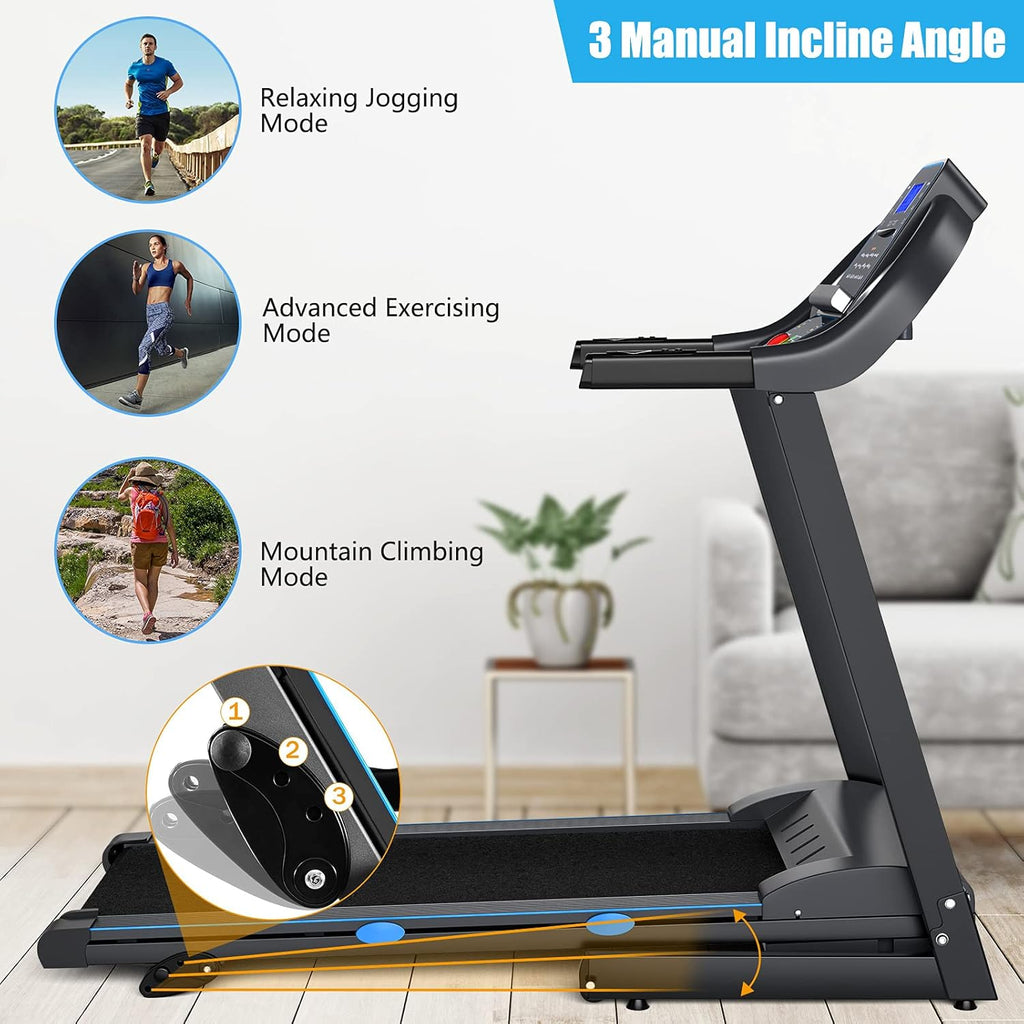 Foldable Treadmill with LCD Display Q581
