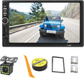 Double Din Car Stereo with Bluetooth & Rear-View Camera Z8261
