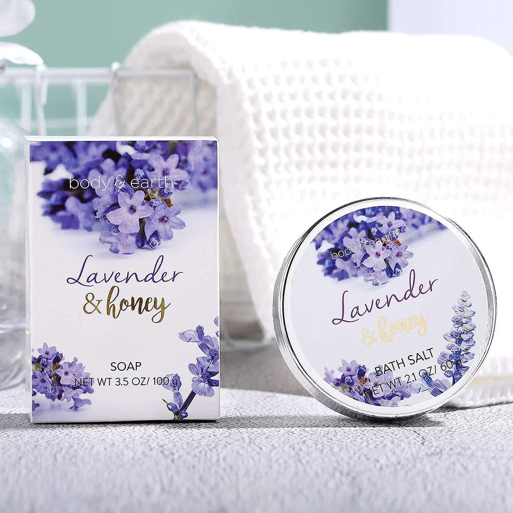 8 Pcs Lavender and Honey Spa Gift Sets D7671