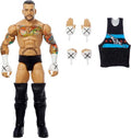 WWE Elite Action Figure & Accessories Set, 6-inch Collectible with Swappable Hands Y254