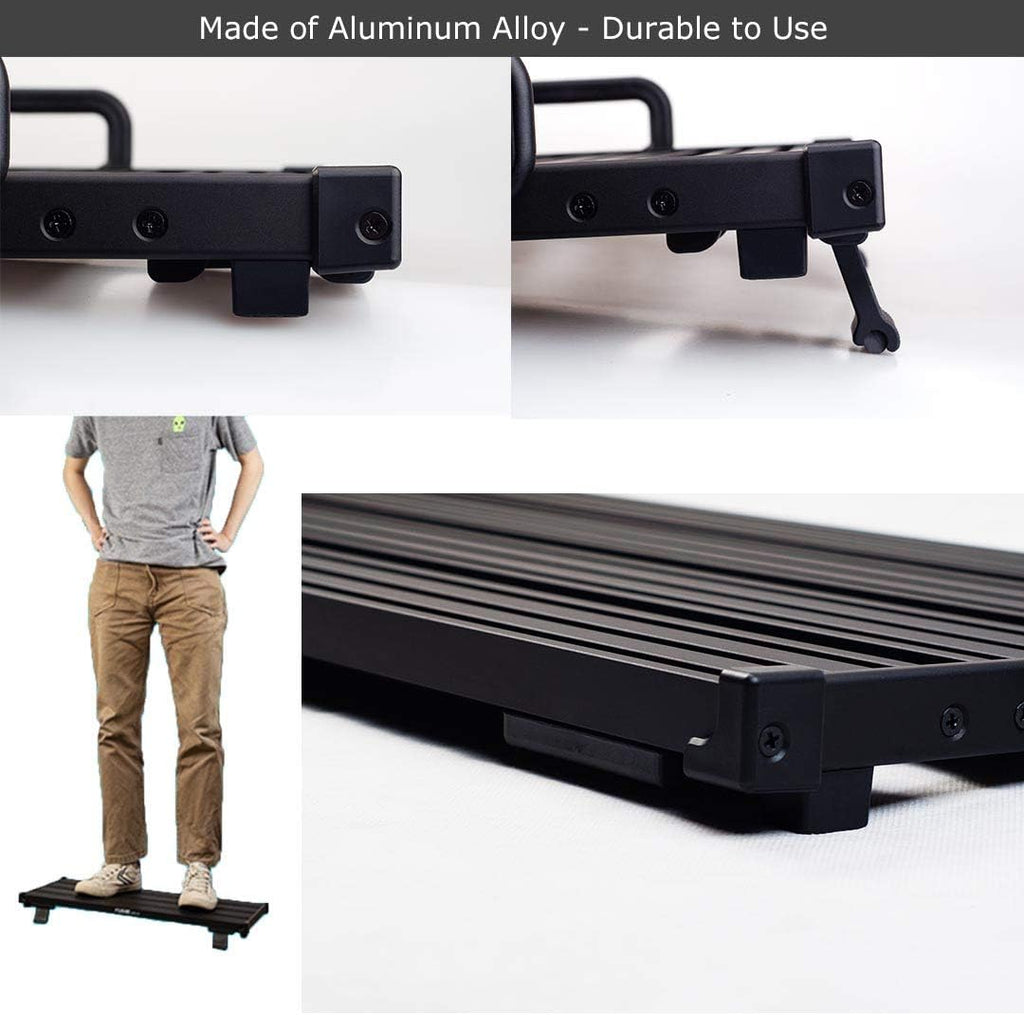 Aluminum Alloy Guitar Pedal Board with Carry Bag P9491