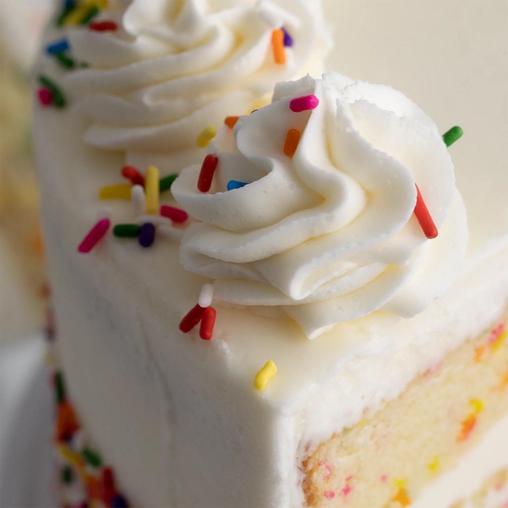 Vanilla Confetti Cake, Large 10” Size Q4066