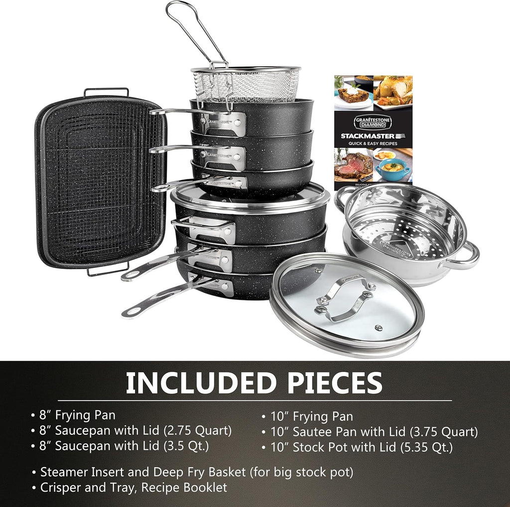 15 Piece Nonstick Cookware Set L2107