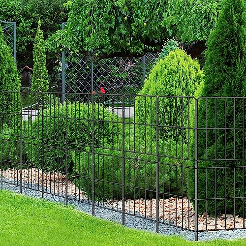 10 Pack 37.5in x 10ft Rustproof Metal Wire Garden Fence N619