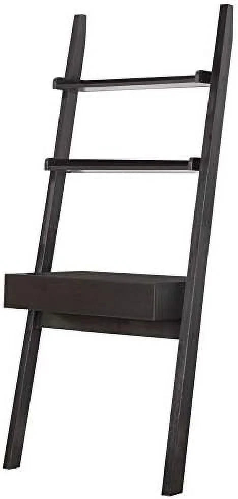 Cappuccino Wall Leaning Ladder Writing Desk C640593