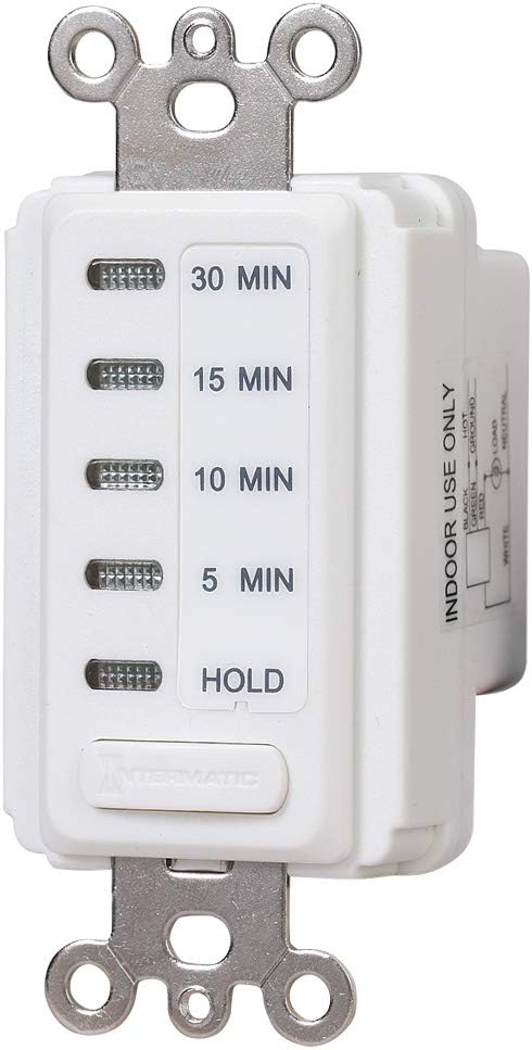 White Electronic Auto-Off Timer 5/10/15/30 Minutes U2257