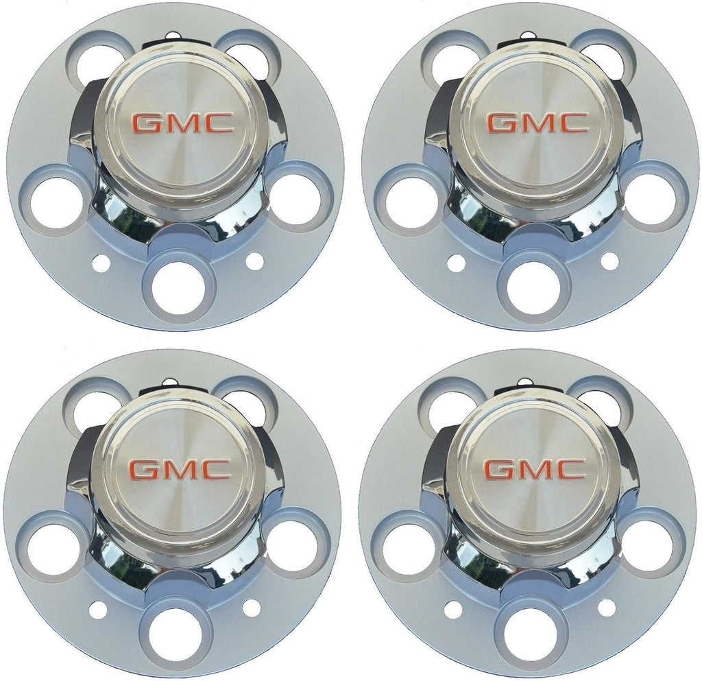 Set of 4 5 Lug 15x8 15x7 Rally Wheel Hub Center Caps S384