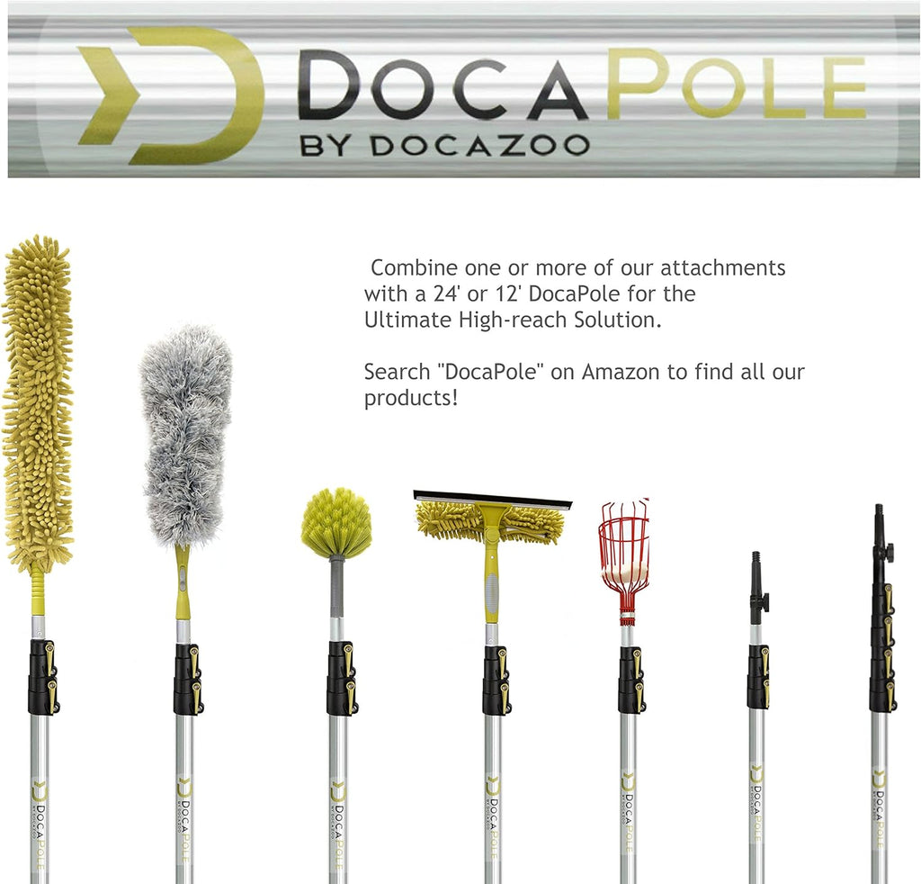6-24 Foot Extension Pole with Microfiber Duster D33299
