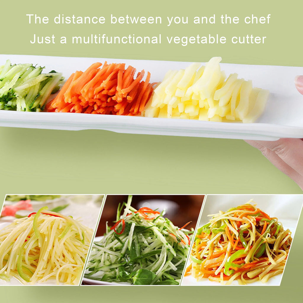 Blue Adjustable Blade Mandoline Vegetable Slicer D233