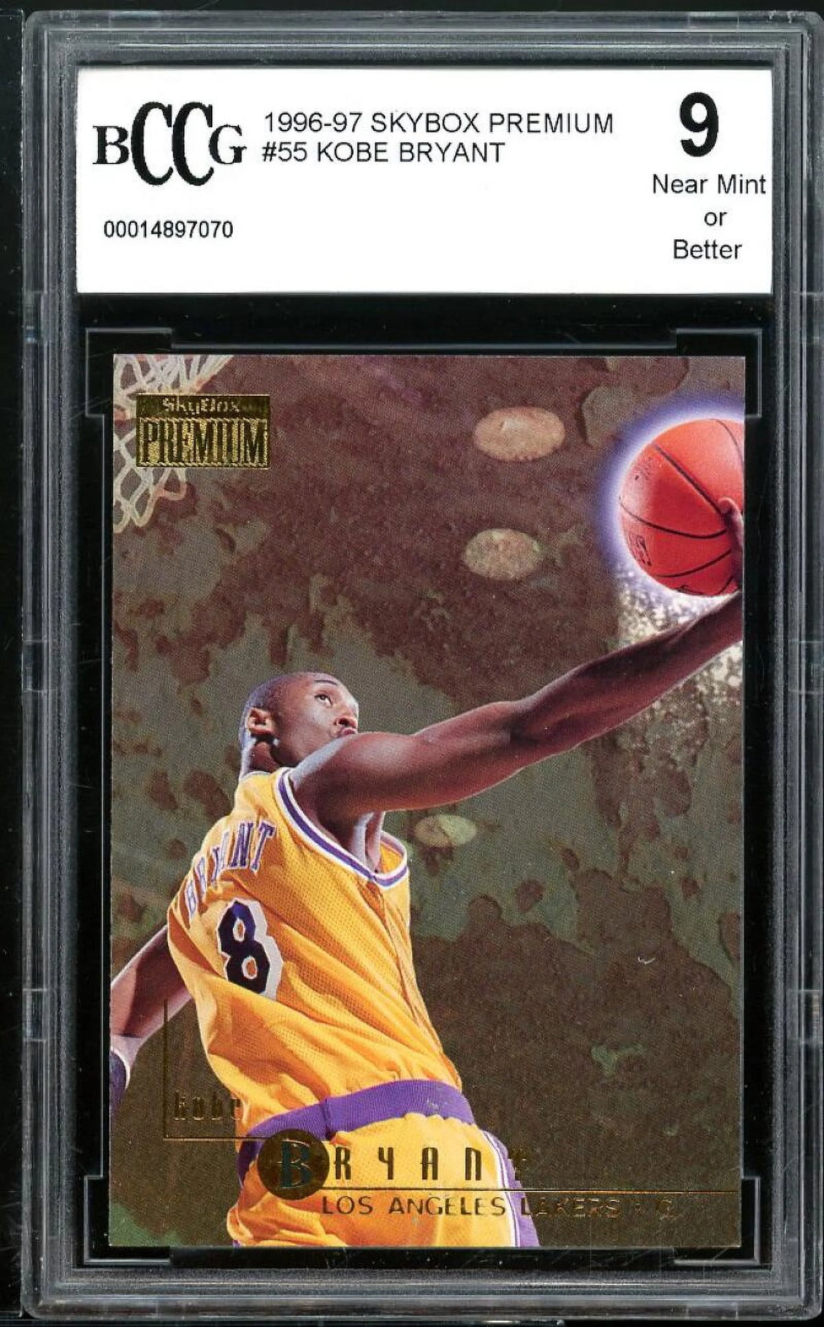 #55 Kobe Bryant Rookie Card BGS BCCG 9 T528