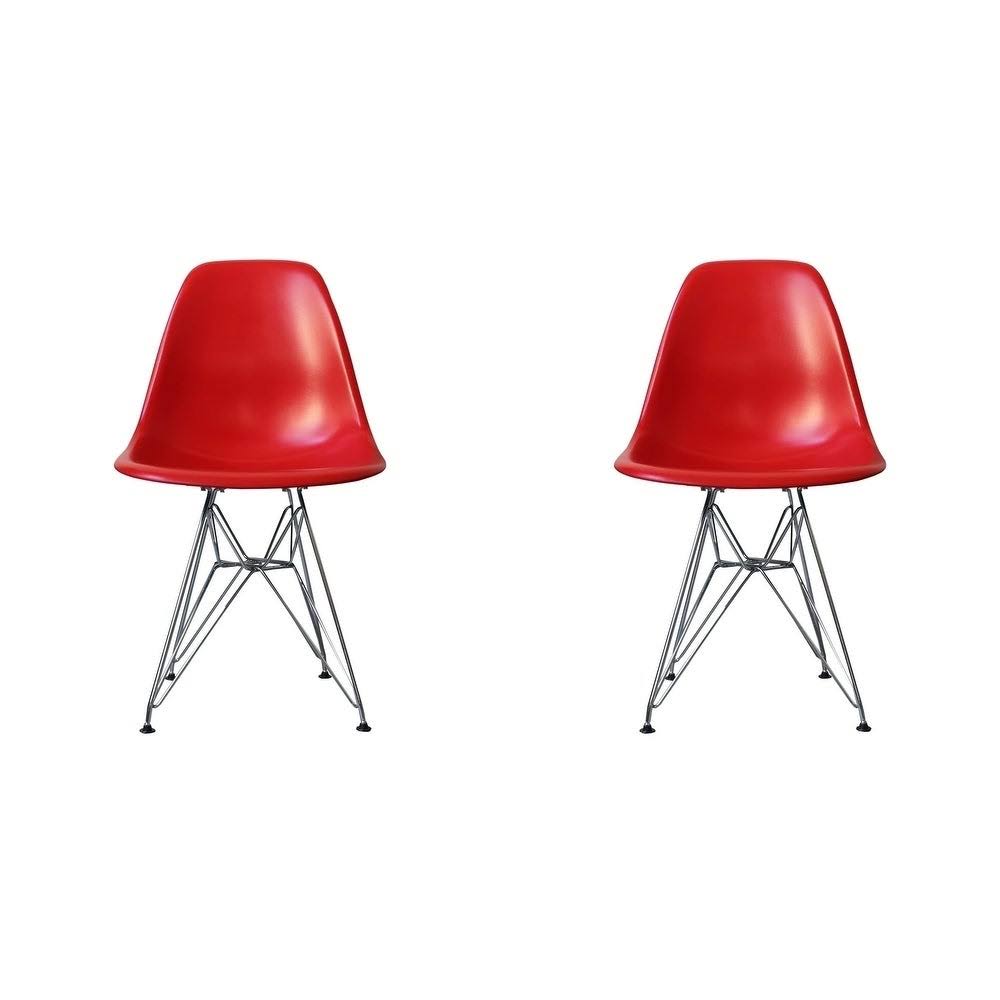 Black ABS Dining Chair Set of Four A57572